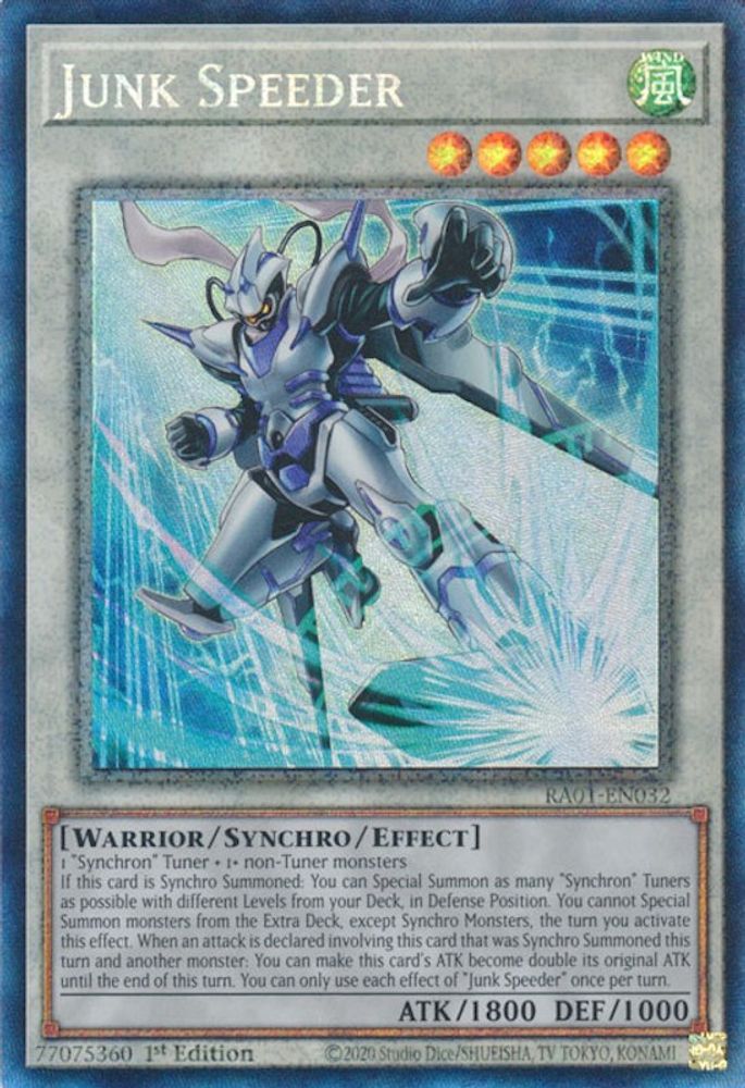 Junk Speeder (PCR) (RA01-EN032) - Prismatic Collector's Rare