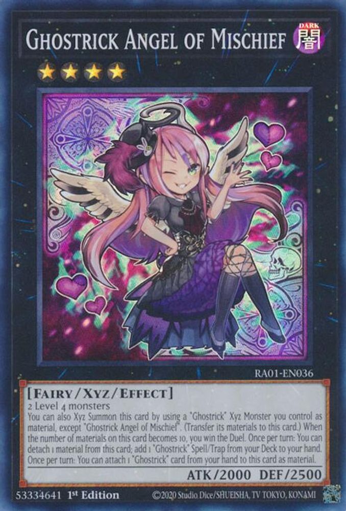 Ghostrick Angel of Mischief (RA01-EN036) - Super Rare