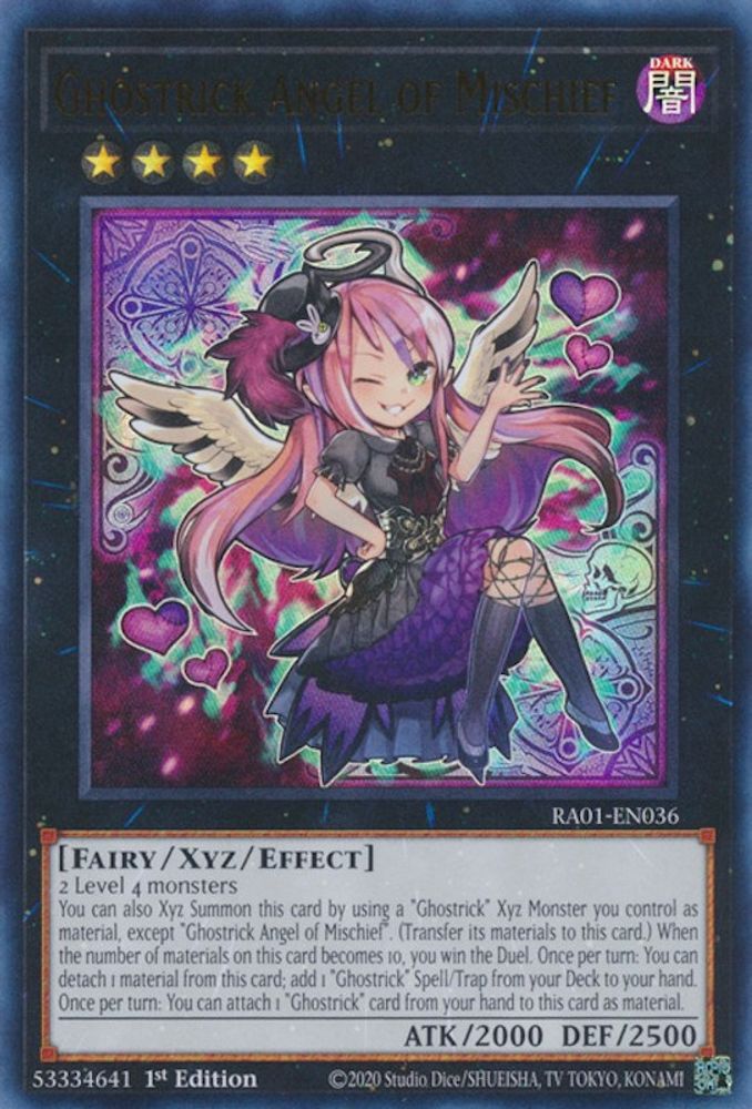 Ghostrick Angel of Mischief (UR) (RA01-EN036) - Ultra Rare
