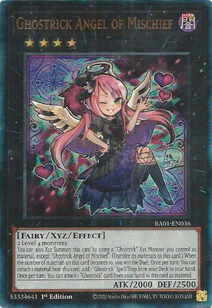 Ghostrick Ange de la malice [RA01-EN036] Prismatic Ultimate Rare 
