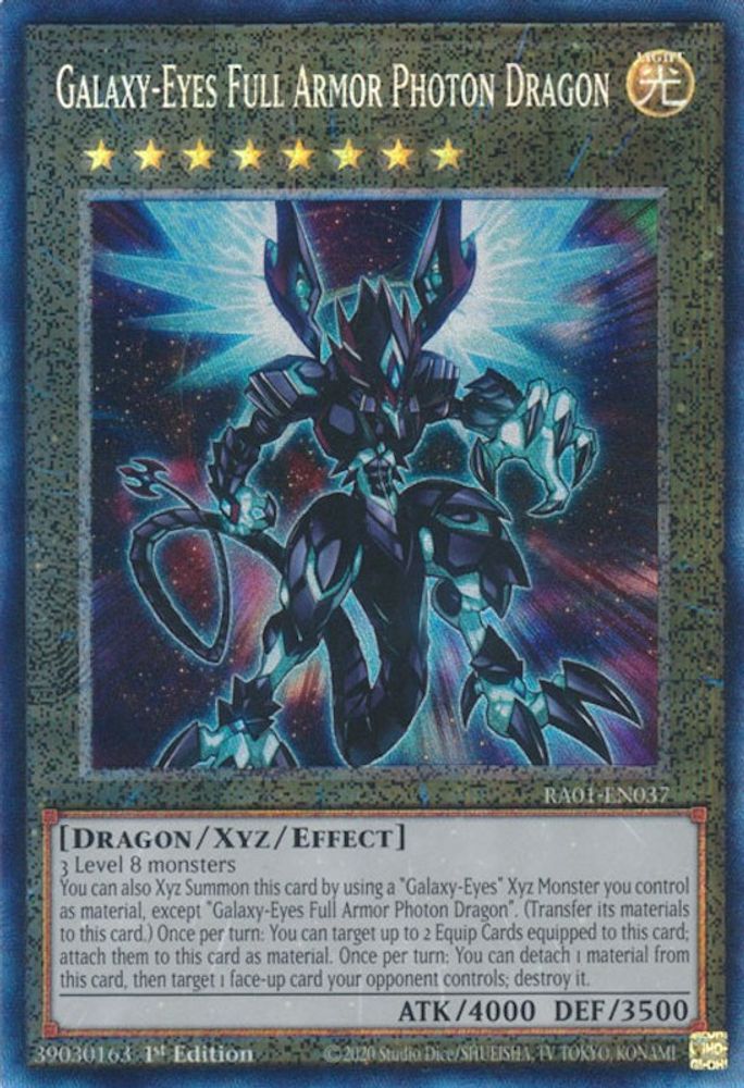 Galaxy-Eyes Full Armor Photon Dragon (PCR) (RA01-EN037) - Prismatic Collector's Rare