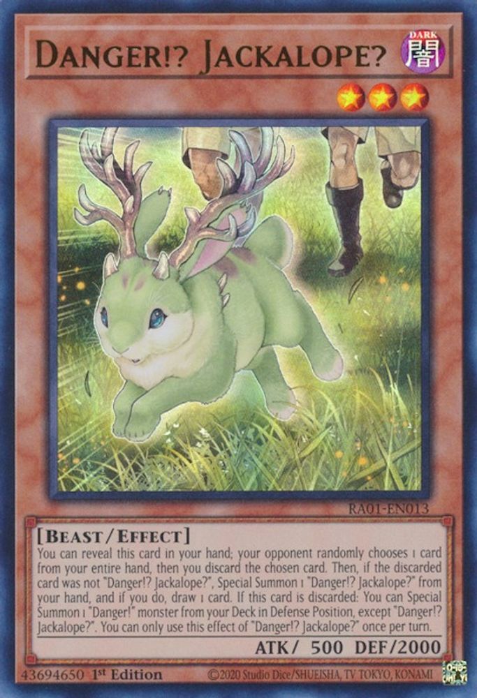 Danger!? Jackalope ? [RA01-EN013] Ultra-rare 