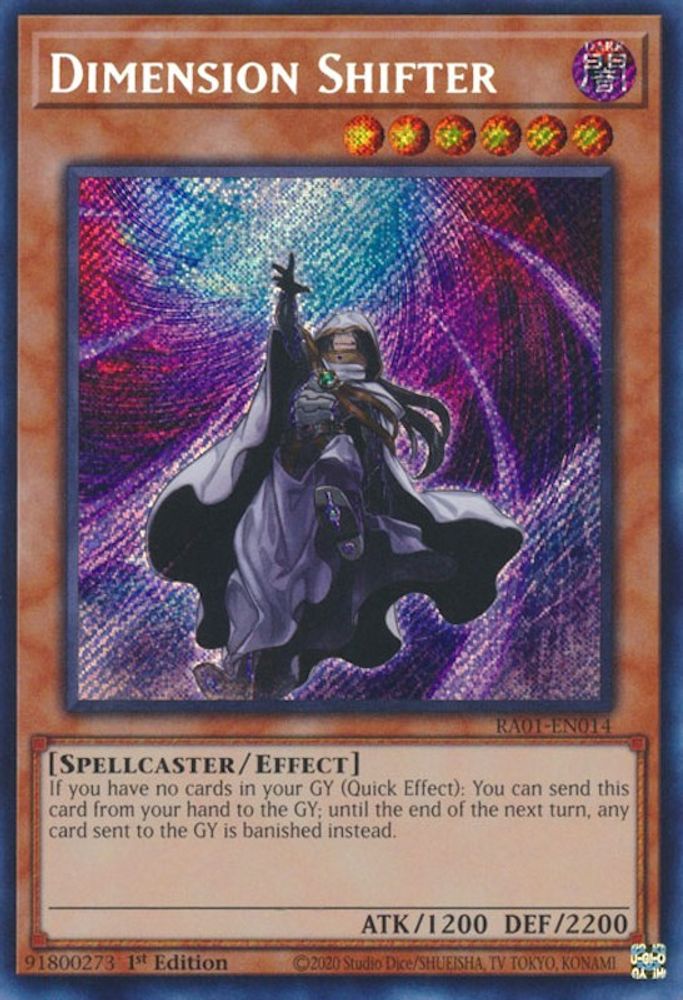 Dimension Shifter (Secret Rare) (RA01-EN014) - Secret Rare