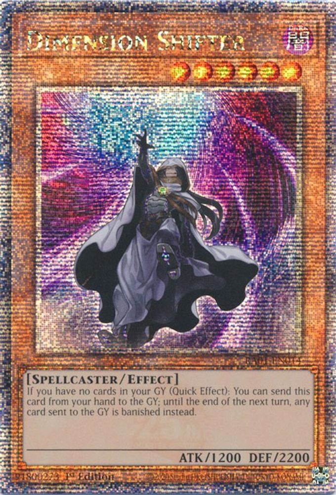 Dimension Shifter (Quarter Century Secret Rare) (RA01-EN014) - Quarter Century Secret Rare