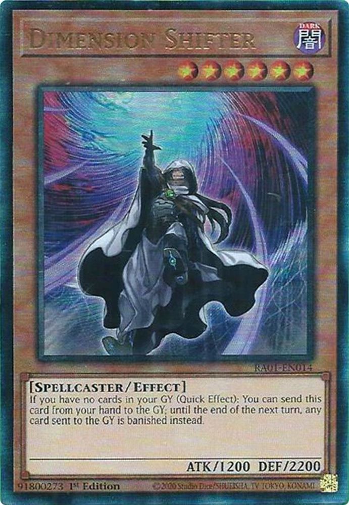 Dimension Shifter [RA01-EN014] Prismatique Ultime Rare 