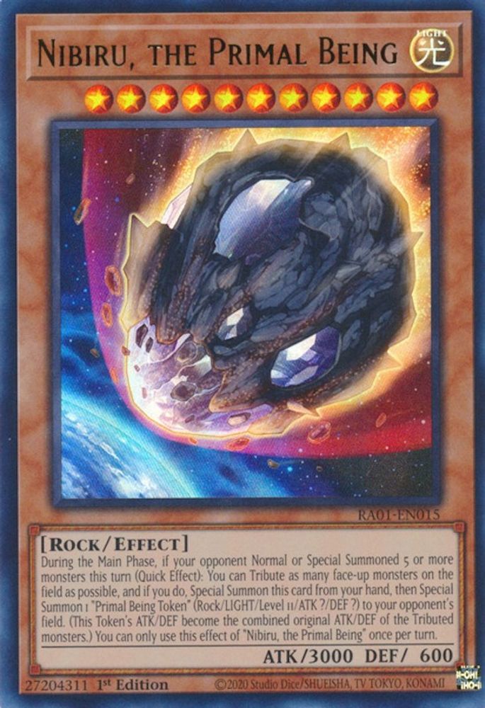Nibiru, the Primal Being (UR) (RA01-EN015) - Ultra Rare