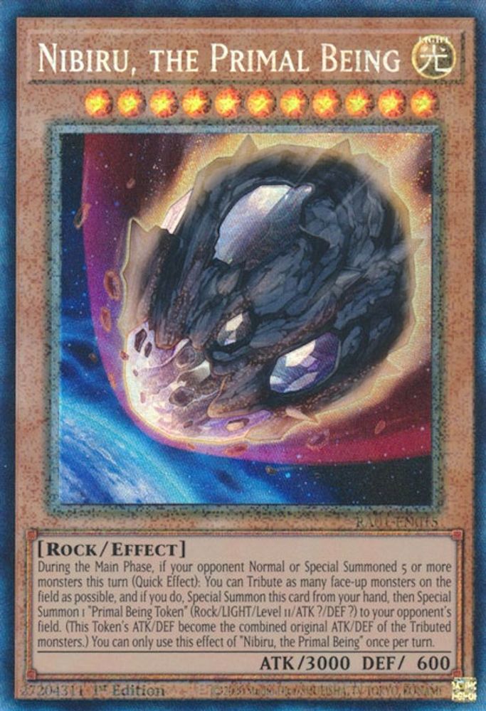 Nibiru, the Primal Being (PCR) (RA01-EN015) - Prismatic Collector's Rare