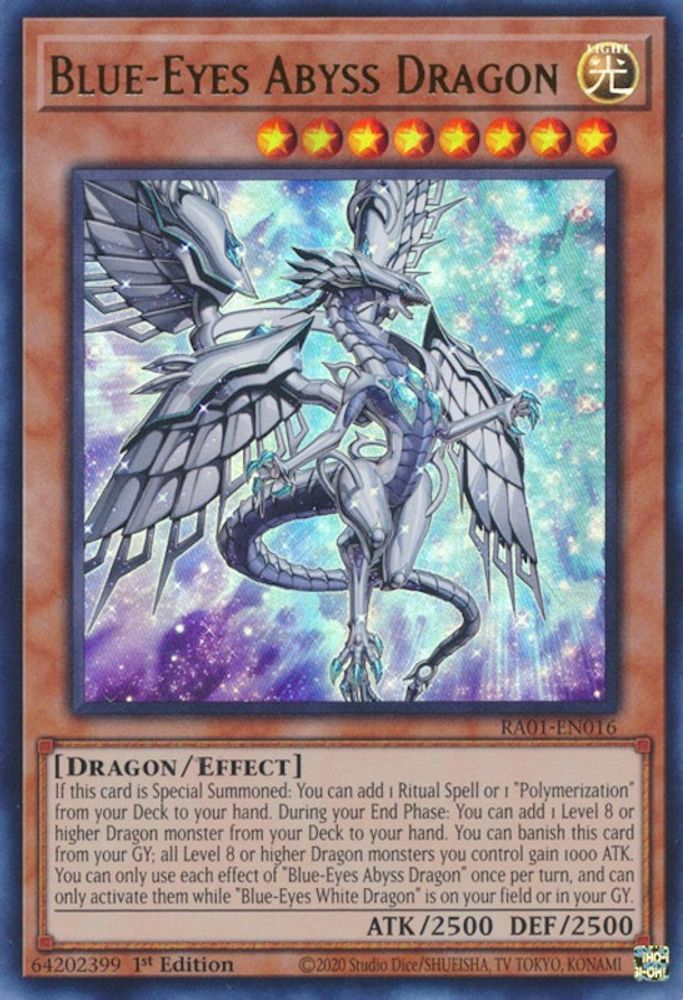 Blue-Eyes Abyss Dragon (UR) (RA01-EN016) - Ultra Rare