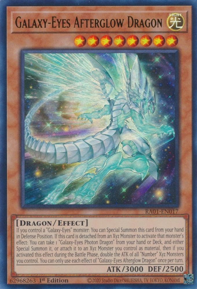 Galaxy-Eyes Afterglow Dragon (UR) (RA01-EN017) - Ultra Rare