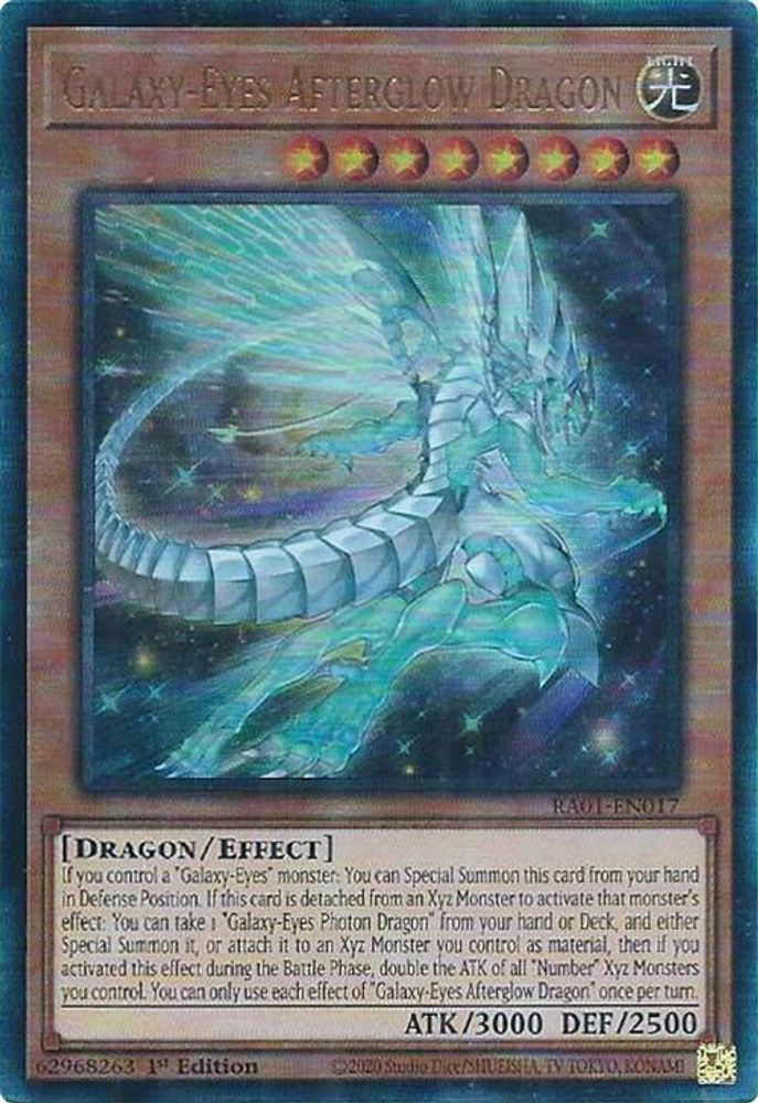 Galaxy-Eyes Afterglow Dragon (PUR) (RA01-EN017) - Prismatic Ultimate Rare