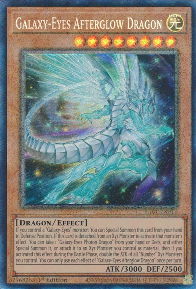 Galaxy-Eyes Afterglow Dragon (PCR) (RA01-EN017) - Prismatic Collector's Rare