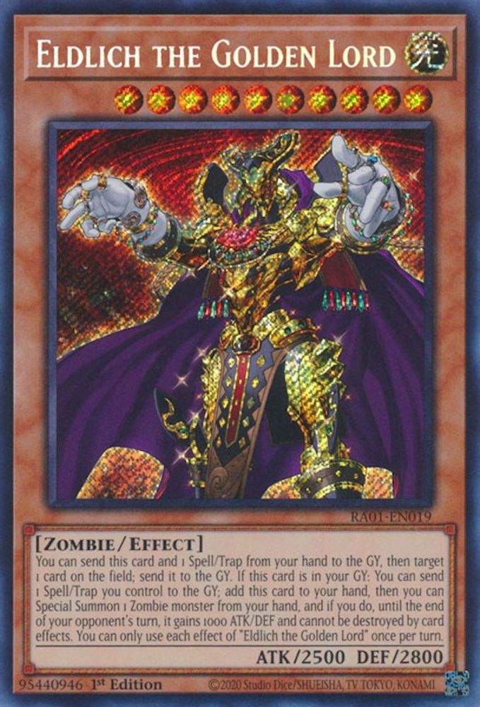Eldlich the Golden Lord (Secret Rare) (RA01-EN019) - Secret Rare