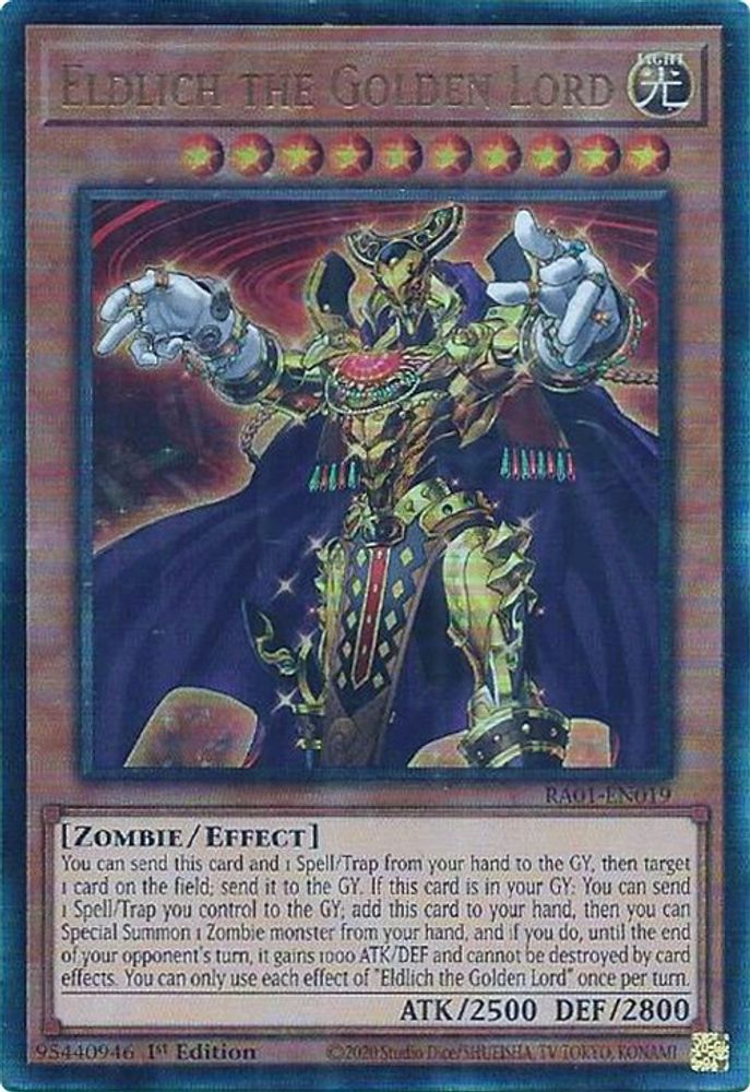 Eldlich the Golden Lord (PUR) (RA01-EN019) - Prismatic Ultimate Rare