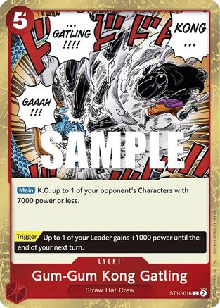 Gum-Gum Kong Gatling (ST10-016) - Common