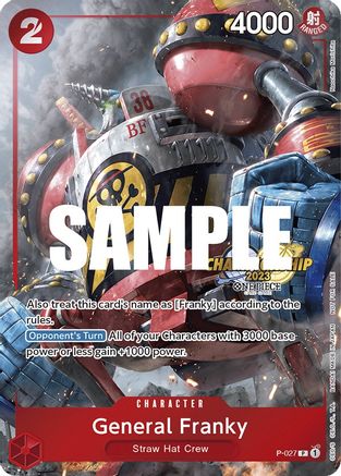 General Franky (CS 2023 Event Pack) (P-027) - Promo