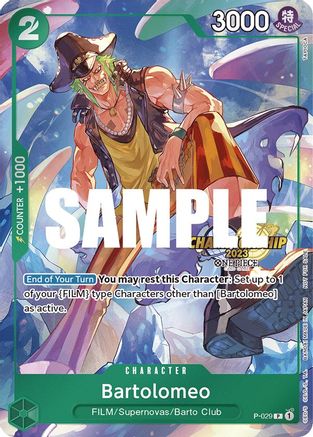 Bartolomeo (CS 2023 Event Pack) (P-029) - Promo