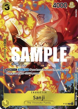 Sanji (CS 2023 Event Pack) (P-034) - Promo