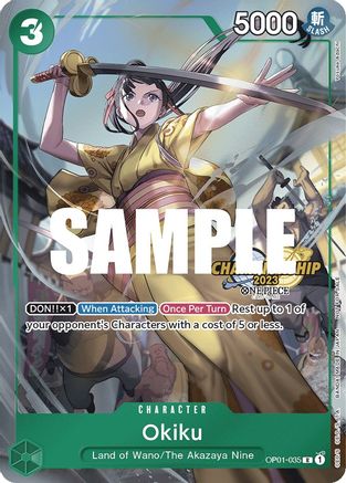 Okiku (CS 2023 Celebration Pack) (OP01-035) - Rare