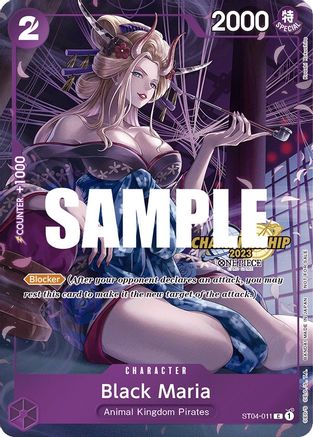 Black Maria (Pack de célébration CS 2023) [Cartes promotionnelles One Piece] 