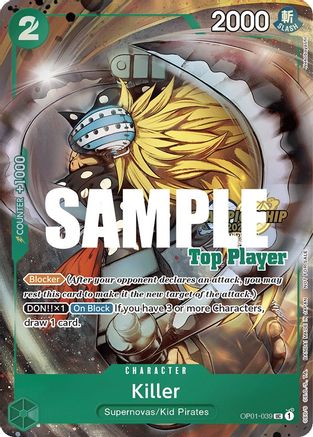Killer (CS 2023 Top Players Pack) (OP01-039) - Uncommon