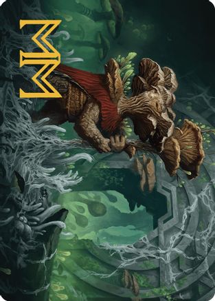 Tendril of the Mycotyrant Art Card (Gold-Stamped Signature) (ASLCI-031) - Art Series: The Lost Caverns of Ixalan