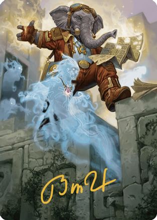 Quintorius Kand Art Card (37/81) (Gold-Stamped Signature) (ASLCI-037) - Art Series: The Lost Caverns of Ixalan