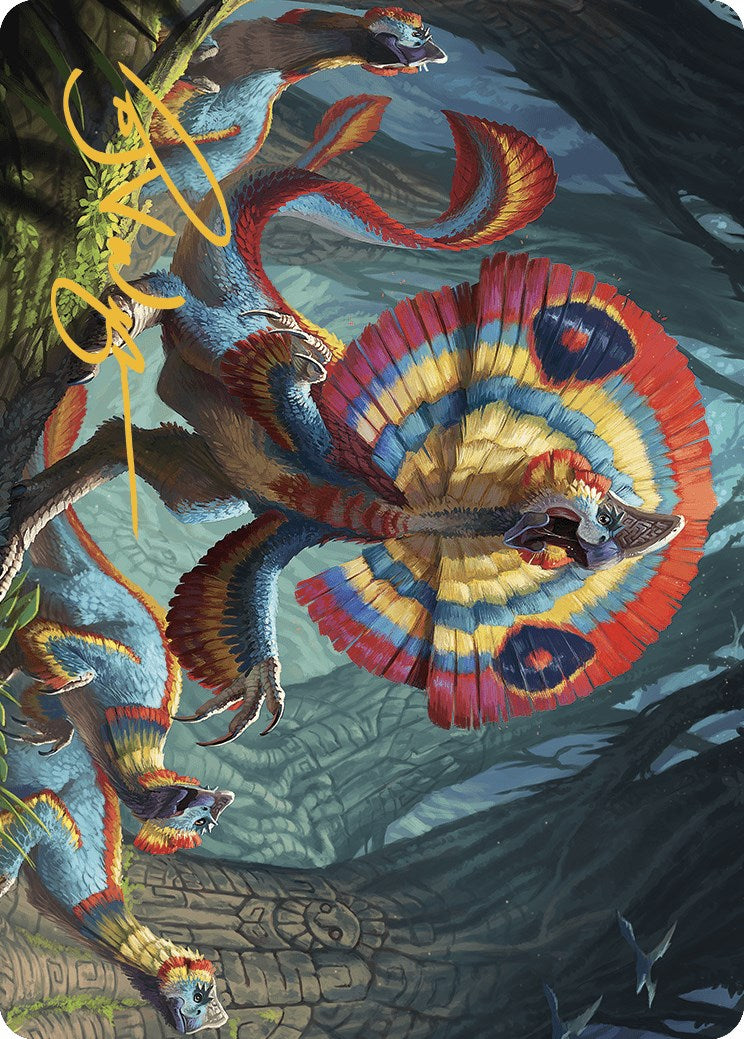 Carte d'art Sunfrill Imitator (signature estampillée or) [Série d'art Les cavernes perdues d'Ixalan] 