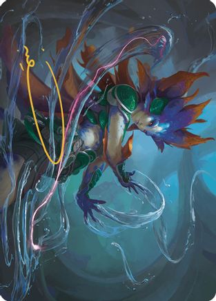 Nicanzil, Current Conductor Art Card (Gold-Stamped Signature) (ASLCI-036) - Art Series: The Lost Caverns of Ixalan