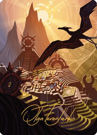 Plains Art Card (Gold-Stamped Signature) (ASLCI-044) - Art Series: The Lost Caverns of Ixalan