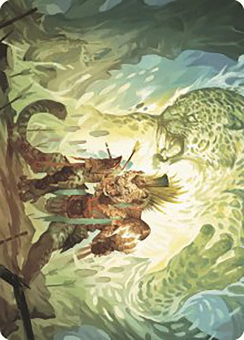 Carte d'art La puissance des ancêtres [Série artistique des cavernes perdues d'Ixalan] 