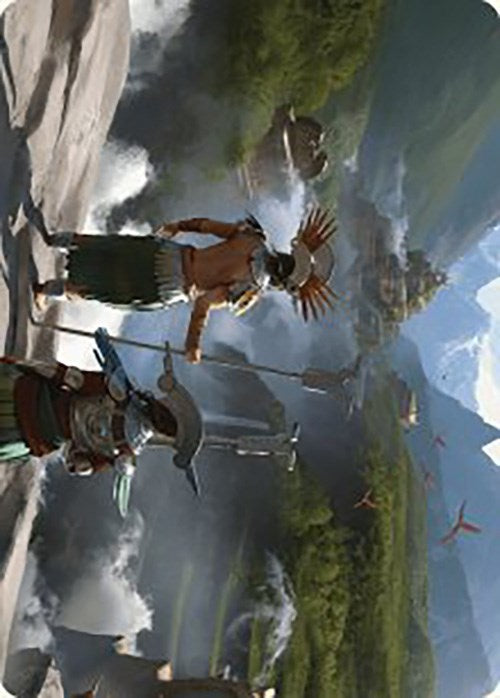 Aperçu de la carte artistique de base [Série artistique des cavernes perdues d'Ixalan] 