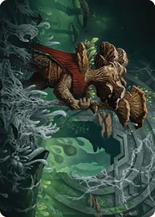 Carte d'art Vrille du Mycotyrant [Série artistique des cavernes perdues d'Ixalan] 