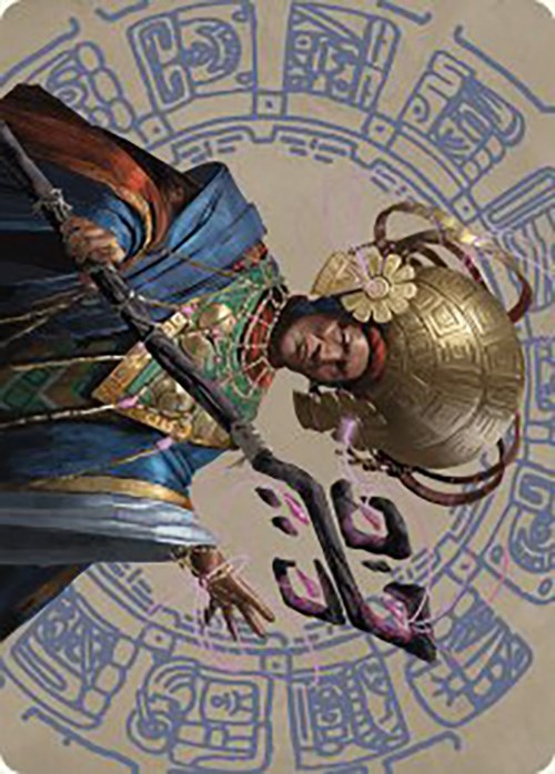 Akal Pakal, première carte d'art parmi ses pairs (46/81) [Série d'art des cavernes perdues d'Ixalan] 