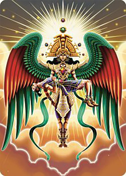 Carte d'art d'ange resplendissant (59/81) [Série d'art des cavernes perdues d'Ixalan] 