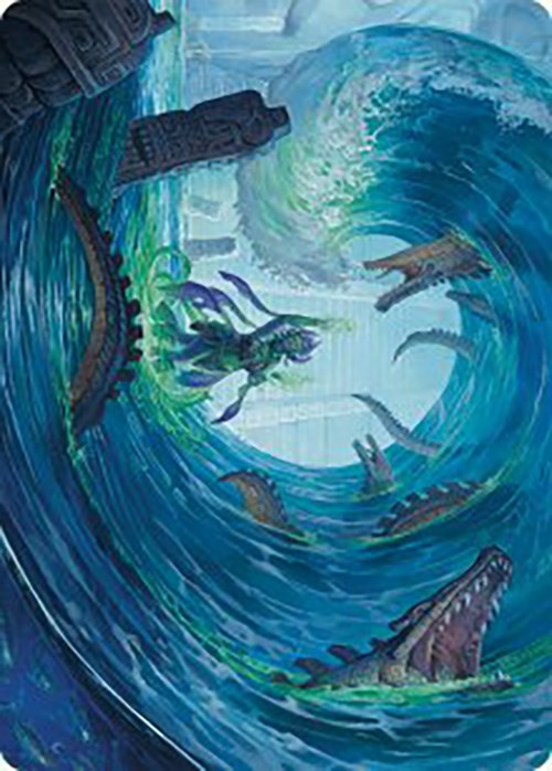 Carte d'art Wave Goodbye [Série artistique des cavernes perdues d'Ixalan] 