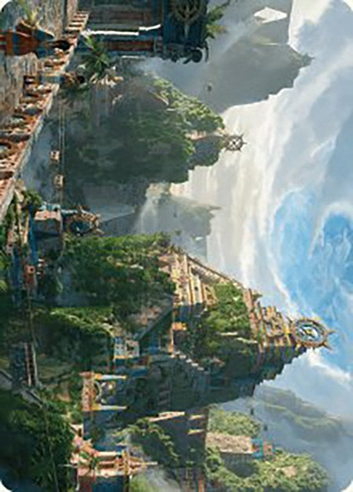 Carte d'art Clifftop Retreat [Série d'art Les cavernes perdues d'Ixalan] 