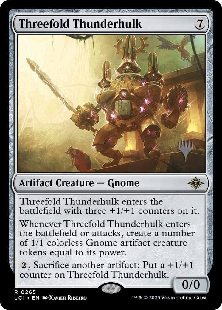 Threefold Thunderhulk (PPLCI-265) - The Lost Caverns of Ixalan Promos