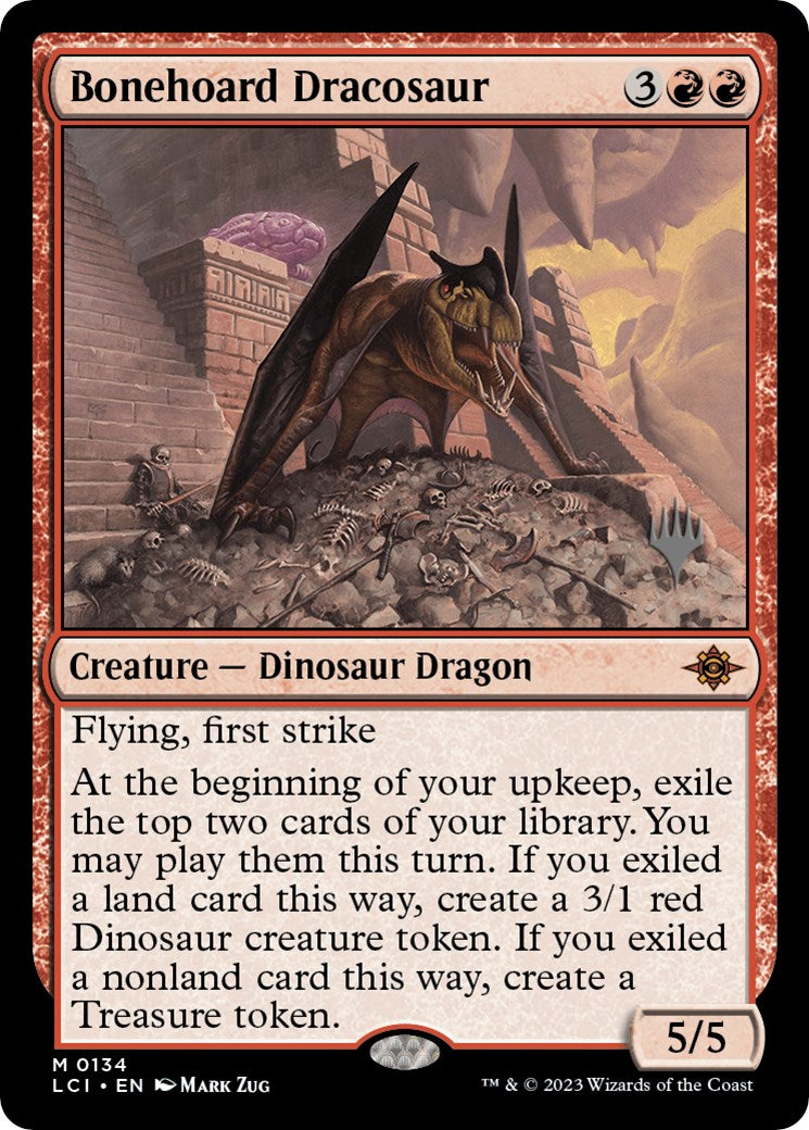 Bonehoard Dracosaur (Pack promotionnel) [Les cavernes perdues d'Ixalan Promos] 