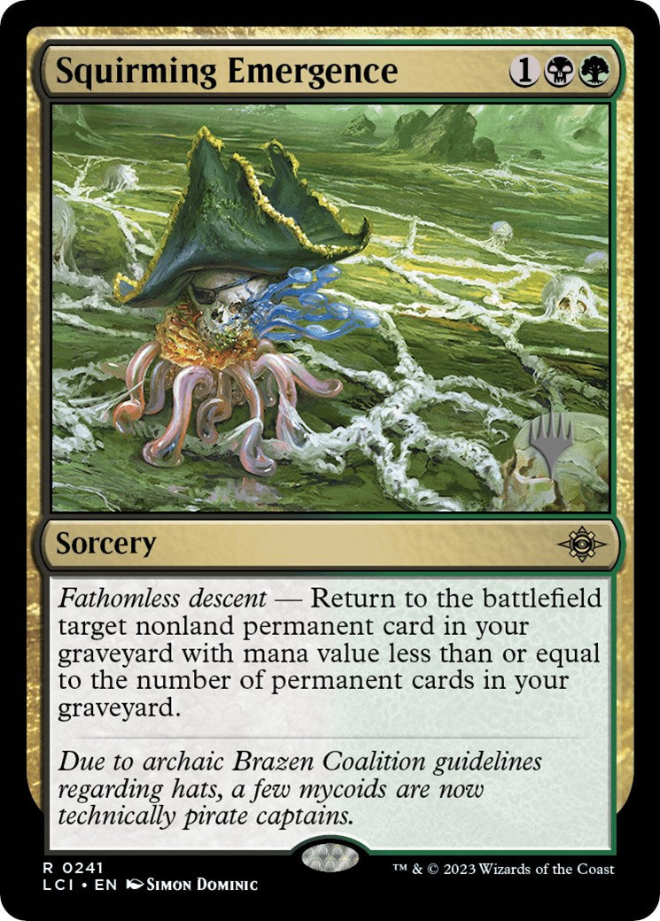 Squirming Emergence (Pack Promo) [Les Cavernes Perdues d'Ixalan Promos] 