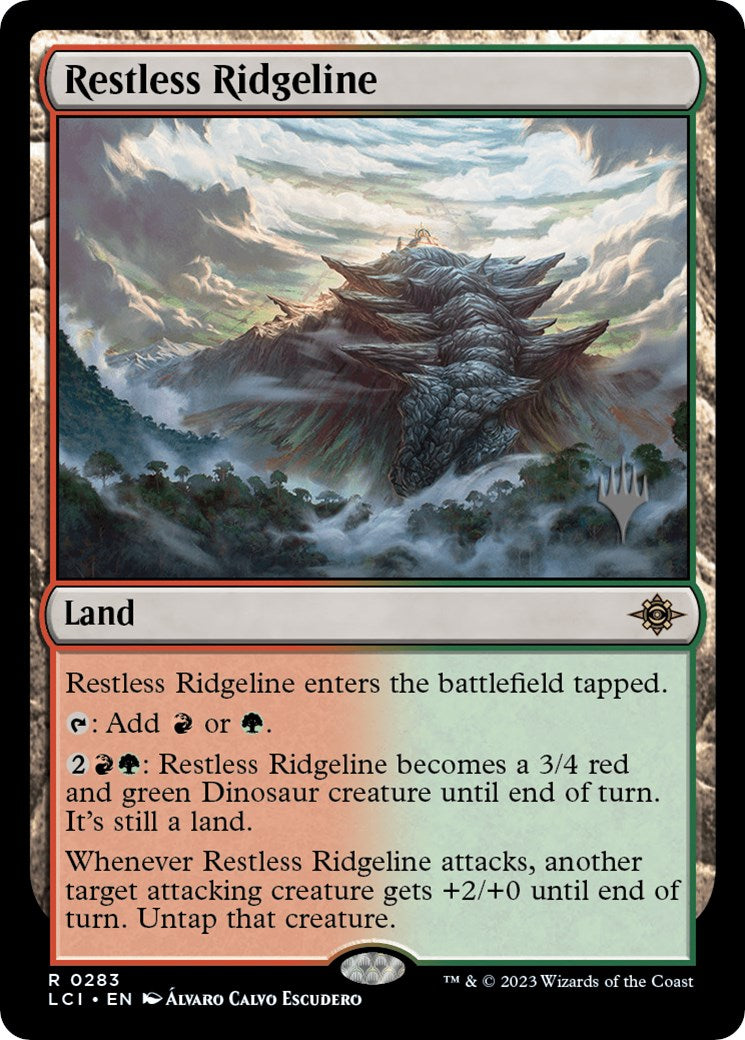 Restless Ridgeline (Pack Promo) [Les Cavernes Perdues d'Ixalan Promos] 