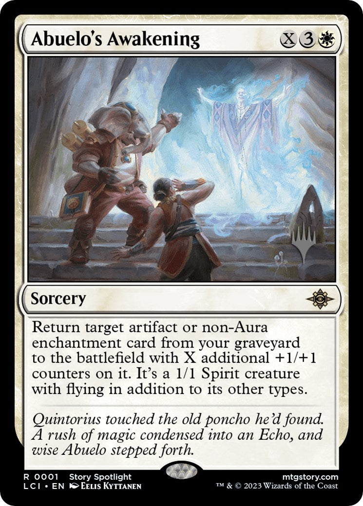 L'éveil d'Abuelo (Pack promotionnel) [Les cavernes perdues d'Ixalan Promos] 