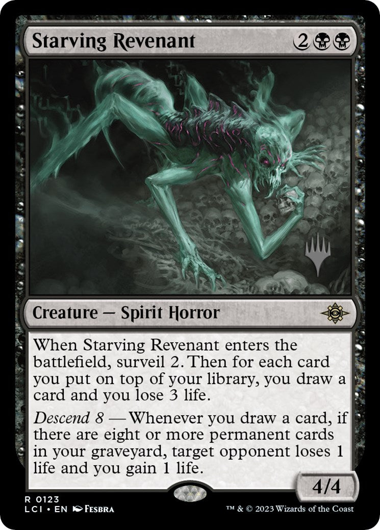 Starving Revenant (Pack Promo) [Les Cavernes Perdues d'Ixalan Promos] 