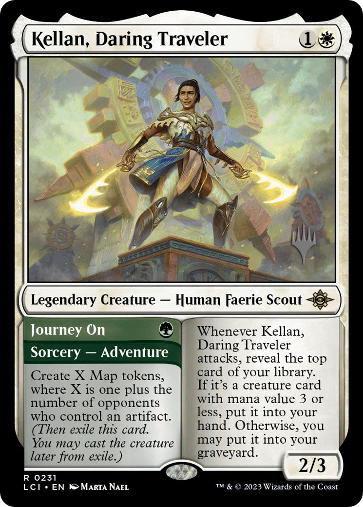 Kellan, voyageur audacieux (Pack promotionnel) [Les cavernes perdues d'Ixalan Promos] 
