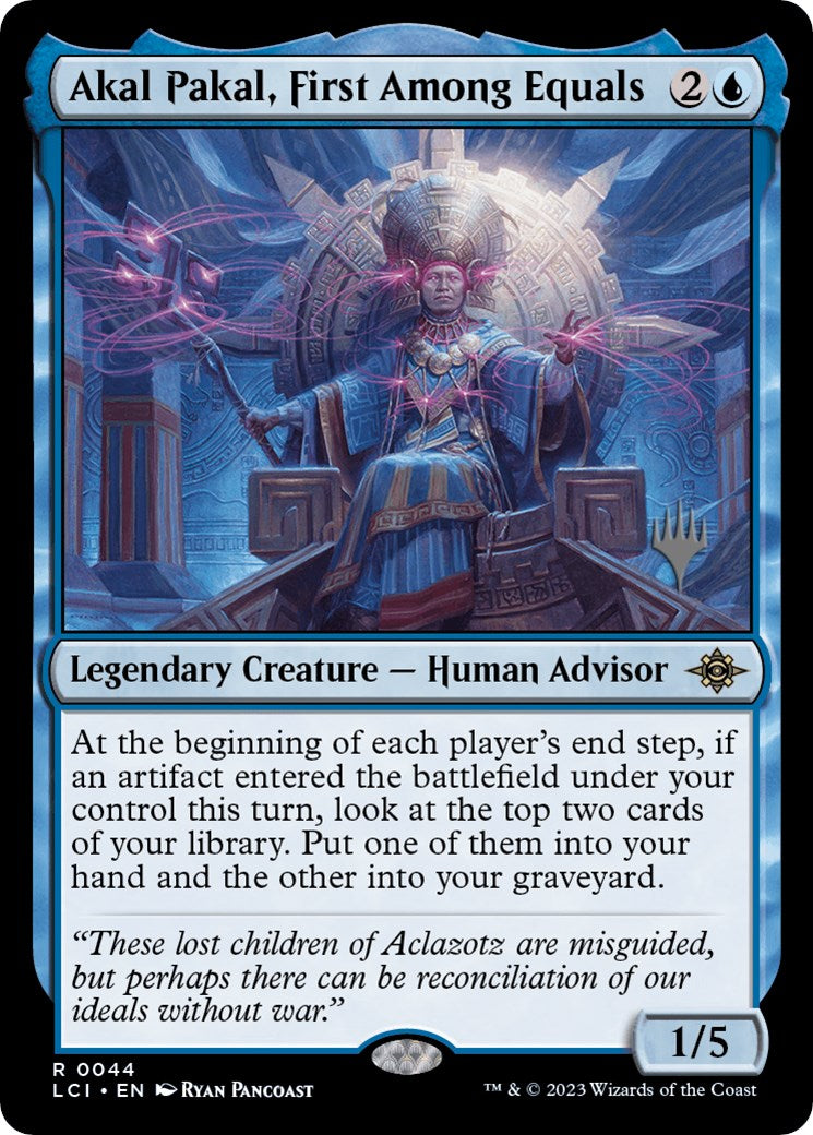 Akal Pakal, premier parmi ses égaux (Pack promotionnel) [Les cavernes perdues d'Ixalan Promos] 