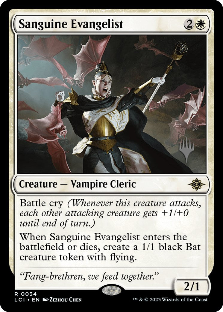 Sanguine Evangelist (PPLCI-034) - The Lost Caverns of Ixalan Promos