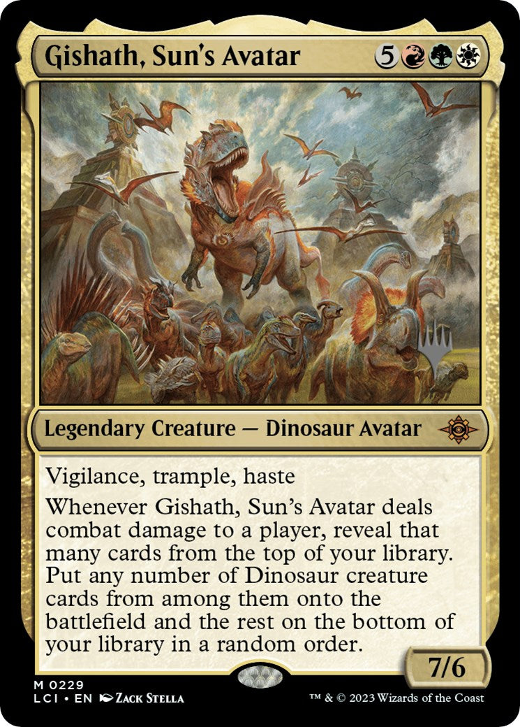 Gishath, Sun's Avatar (PPLCI-229) - The Lost Caverns of Ixalan Promos