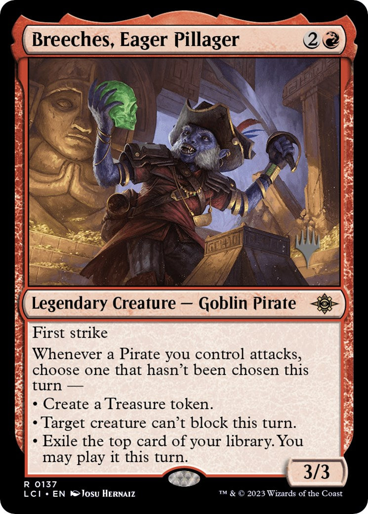 Breeches, Eager Pillager (PPLCI-137) - The Lost Caverns of Ixalan Promos