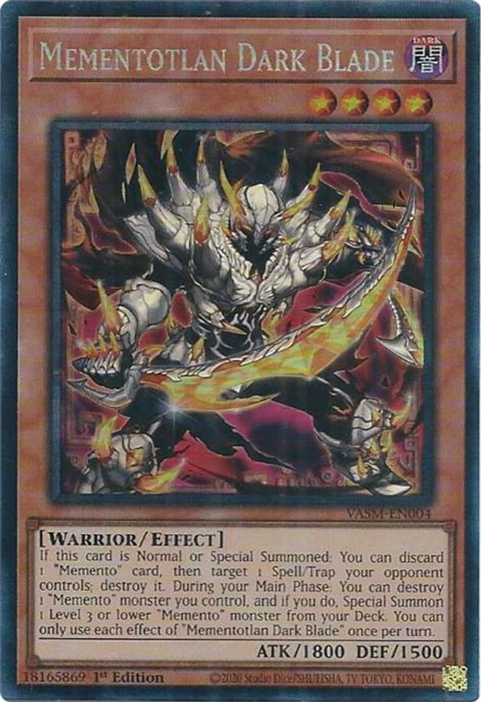 Mementotlan Dark Blade (CR) (VASM-EN004) - Collector's Rare