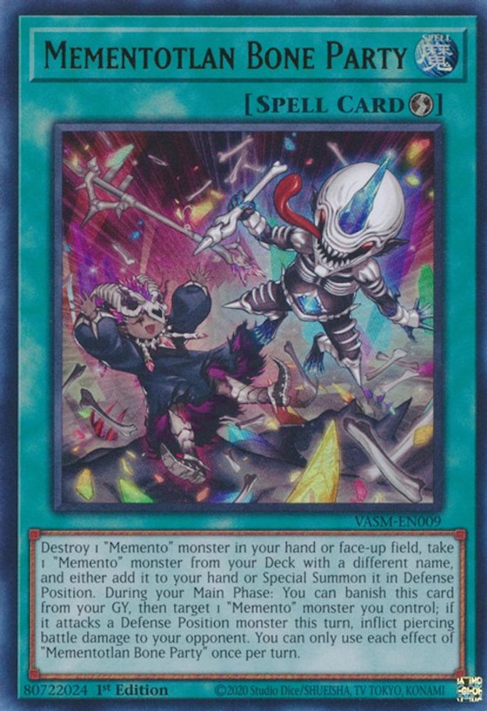 Mementotlan Bone Party (VASM-EN009) - Ultra Rare