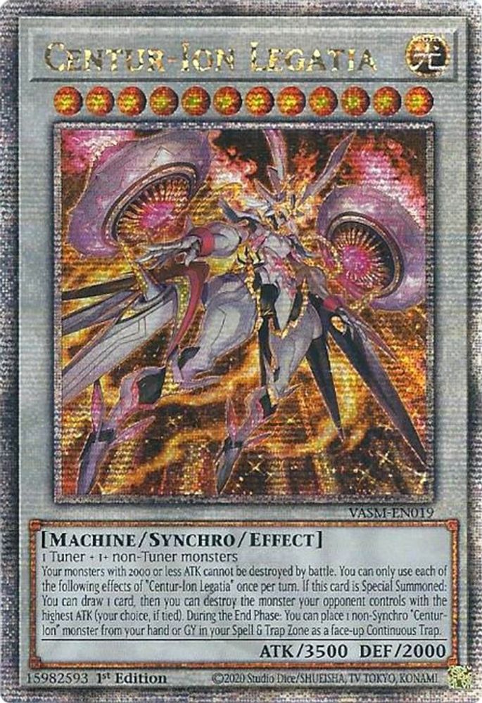 Centur-Ion Legatia (Quart de siècle secret rare) [VASM-EN019] Quart de siècle secret rare 